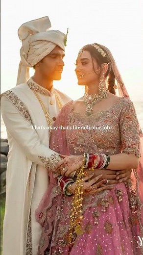 From awkward poses to iconic shots. Here’s how we do it. | The yaadein films #bride #coupleshoot