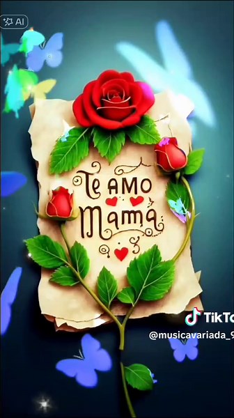 Feliz día madre hermosa
