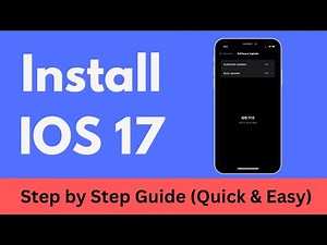How to Install IOS 17 on iPhone (Quick & Easy)