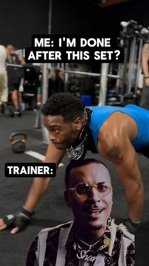 Look at my face—I was COOKED! 🔥🤣 These croc walks with sliders had me questioning everything! From one side of the gym to the other—felt like I was moving in SLOW MOTION! 🐢💨 But hey, we push through! No flustered moments in this gym! 💪🏾 Tag a friend who knows the pain of never-ending sets! 🏋🏾‍♂️💀 #MondayMotivation #CookedButCommitted #OneMoreSetLies #kelmitchell | Kel Mitchell