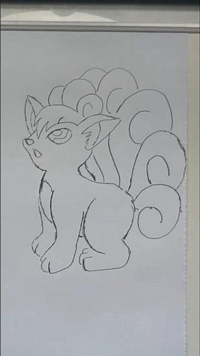 COMO DESENHAR O POKÉMON VULPIX #VULPIX #POKÉMON