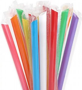 [Hot Item] PLA Bubble Tea Straws Disposable Biodegradable for Hot Drinking Straw