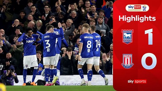 Ipswich Town 1-0 Stoke City: Jaden Philogene's early stunner seals victory