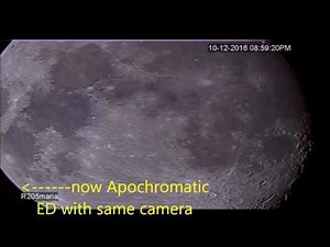 Apochromatic and Achromatic refractor telescopes difference