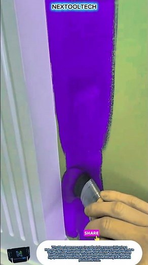 Innovative Edge Paint Brush Tool For Professional Corner Trimming and DIY Wall Painting