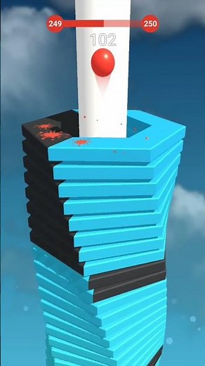 Stack Ball Level 249 Gameplay – Fast & Satisfying Ball Crushing Action!