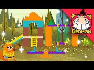 Build a Playground! | Architect Beaver | vidoe for children | make it | REDMON KIDS