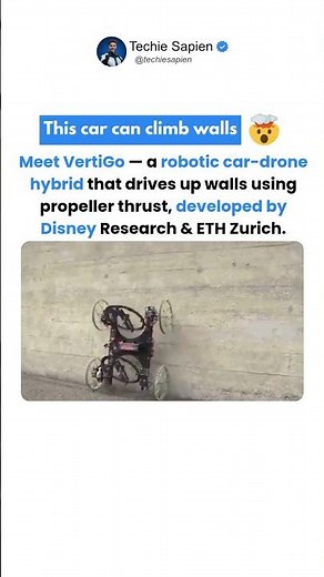 Meet VertiGo — The Robot Car That Can Drive Up Walls! 🤖🧗‍♂️