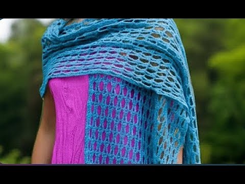 The Best Crochet Shawl & Scarf Patterns | RECTANGULAR SHAWL, WRAP, SCARF