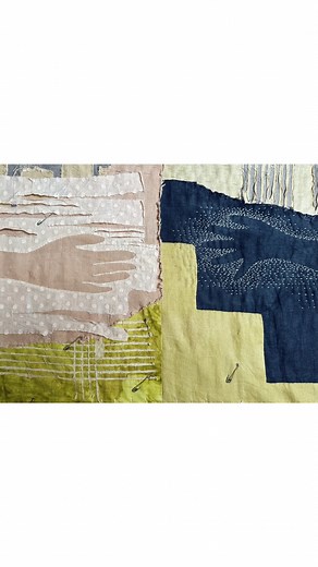 10K views · 83 reactions | A glimpse of my latest textile piece in...