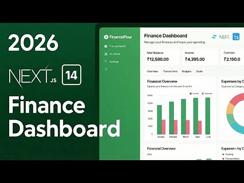 Build a Banking App with Financial Management System | React\\Next.js Full Project 🔥