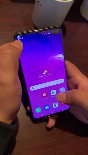 Como desaparecer la notificación Sprint OMADM en Samsung S10+