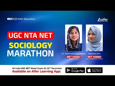 UGC NET Sociology Mega Marathon | Complete Syllabus Revision | JRF Focus