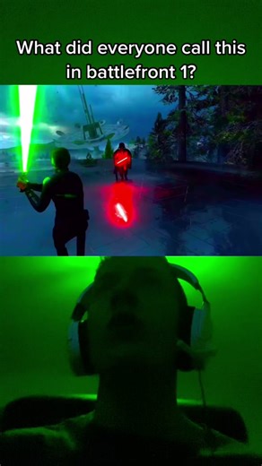 Lightsaber Clash in Battlefront 1 Memories
