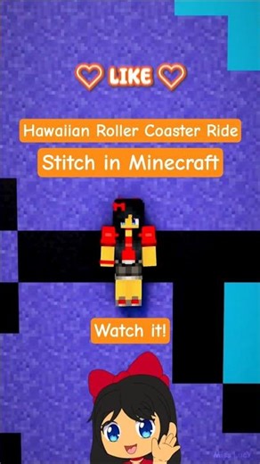 Building Stitch gave me major childhood nostalgia 🌊 #shorts #minecraft
