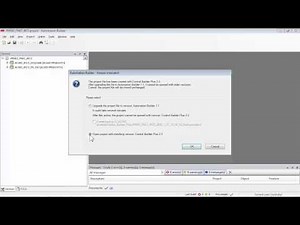 ABB AC500 PLC - Upgrade a project to Automation Builder 1.1 and higher versions