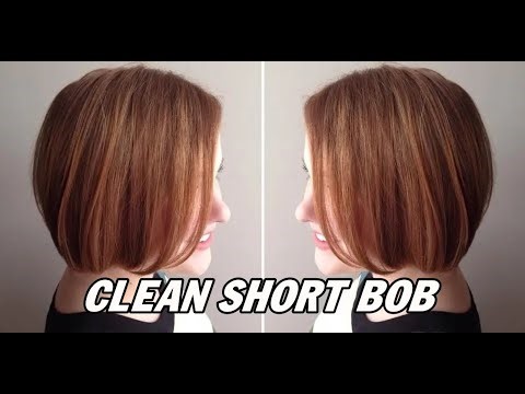How to Cut a Short Bob Haircut for Mature Women | Clean Shape & Balanced Layers