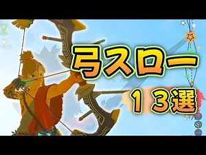 弓スロー１３選！やり方も紹介します【ゼルダの伝説 ティアーズオブザキングダム】