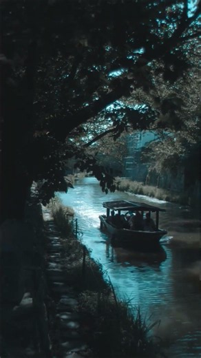 城下町、近江八幡に流れる運河「八幡堀」#trip #cinematic