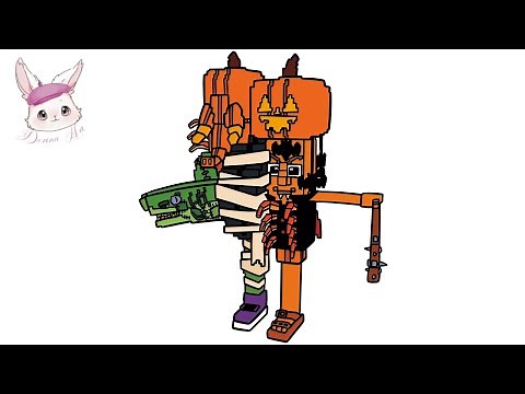 How to draw La Spooky Combinasion from Steal a Brainrot (Roblox) - Step by Step