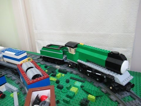 LEGO streamlined locomotive moc