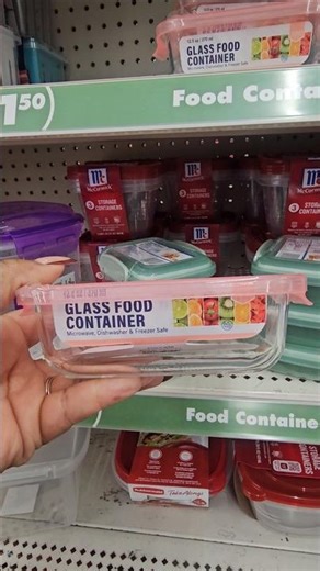 Glass food Storage Are Back At Dollar Tree #dollartree #storage #food #shopping