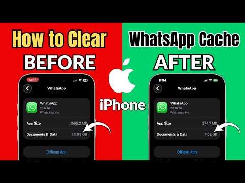 How to Clear WhatsApp Cache on iPhone | iPhone Me WhatsApp Cache Clear Kaise Kare ( 2026 Update)