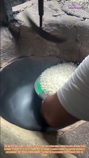 The Art of Traditional Rice Puffing in Clay Stoves