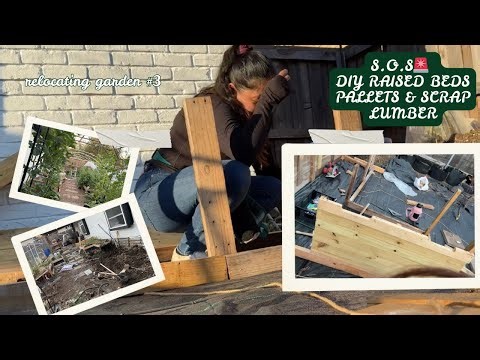How I’m Building An L Shaped Raised Bed | Bumpy & Sloped Lawn Fix | DIY Enclosed Garden