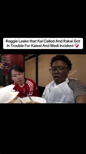 Reggie leaks Kai Cenat Called And Rakai Got In Trouble For Kaleel And Madi #rakai #fyp #viralvideo #kaicenat #2xrakai @2xRakai @Kai Cenat @Kaleelnyc @Madi2Hottyy
