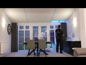 Wave Curtains and Duette Shade Conservatory Roof Blinds