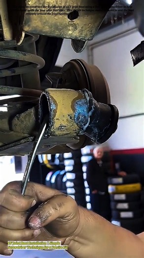 CV Joint Boot Installation | Simple Screwdriver Technique for a Precise Fit