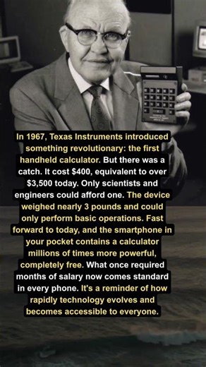 Why The First Calculator Cost $400 in 1967