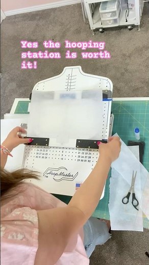 Is the hooping station with it? YES the Hoopmaster is a great machine embroidery tool!