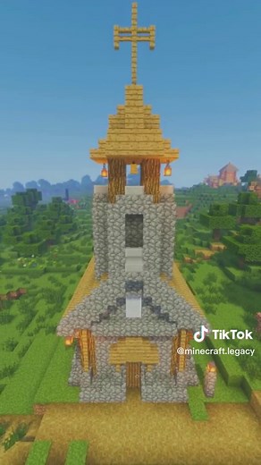 Construcción de una Iglesia en Minecraft