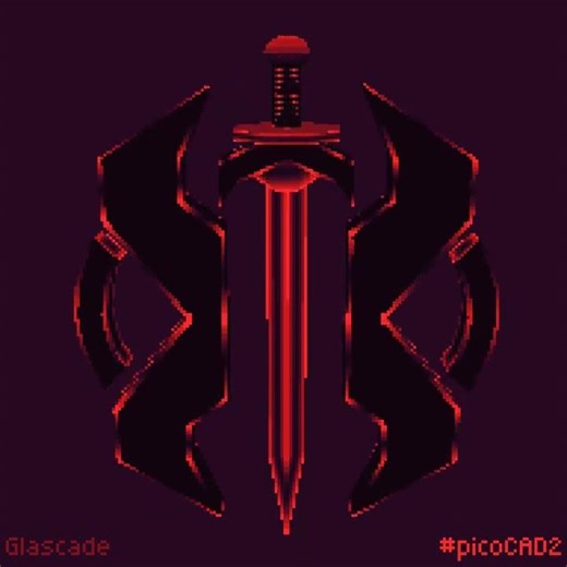 Exodus Logo #lowpoly #picocad2 #pixelart