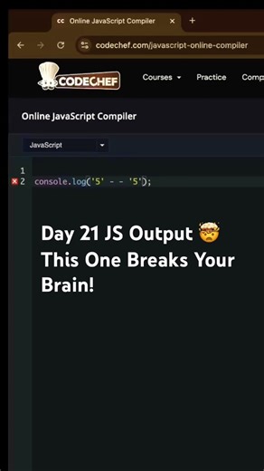The Trickiest JS Output Question I Know 🧠🔥 Day (21/50)#frontendcourse #jobinterview
