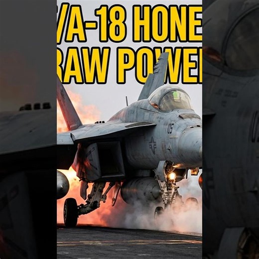 F/A-18 Hornet Raw Power in Action #shorts #military