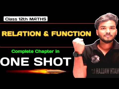 Basic Concept of relation & Function/ Important questions With Solution by pavan sir