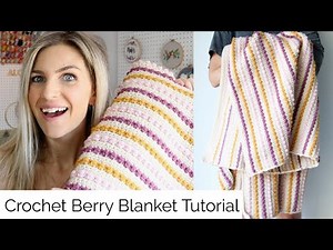 The Crochet Berry Blanket Tutorial