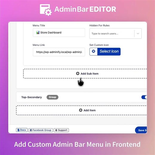 Customize the WordPress Admin Bar on Your Frontend (No Code)