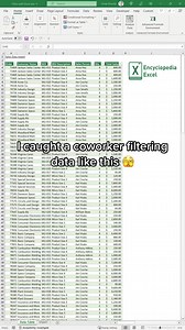 1.6M views · 24K reactions | Use slicers to create fast and easy filters on your data  #excel #exceltips #shorts | Encyclopedia-Excel | Facebook