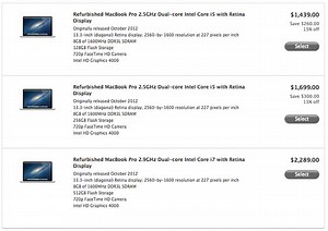 Refurbished 13" Retina MacBook Pros now in stock through Online Apple Store | AppleInsider