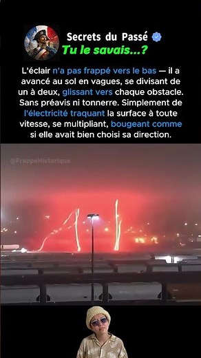 LA FOUDRE AU SOL