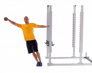 Leaning Dumbbell Lateral Raise - Muscle & Fitness