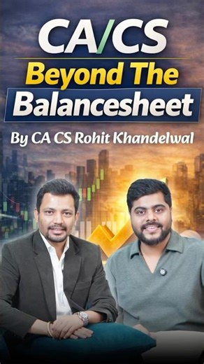 CA CS Beyond The Balance Sheet ✨ #ca #cs #charteredaccountant #companysecretary #reels