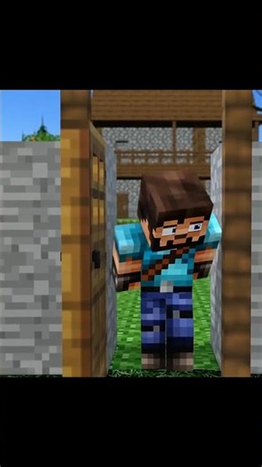 Minecraft Steve vs Granny – House Mein No Entry! 😱#granny #shorts