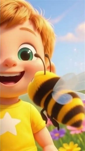 Busy Bee Colors 🐝🌈 | Buzz Buzz Buzz | Kids Short #nurseryrhymes