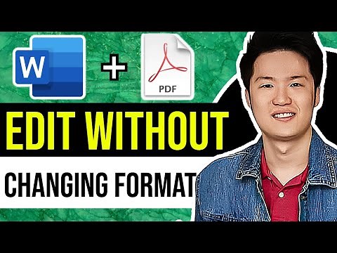 How to Edit PDF File in Word Without Changing Format (Quick Guide)