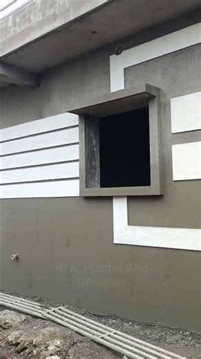 Short Video 🫶 Plaster Wall Design Corner